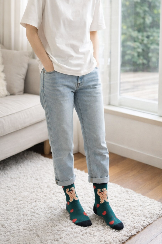 Chaussettes Chat “Funny Cat Love”