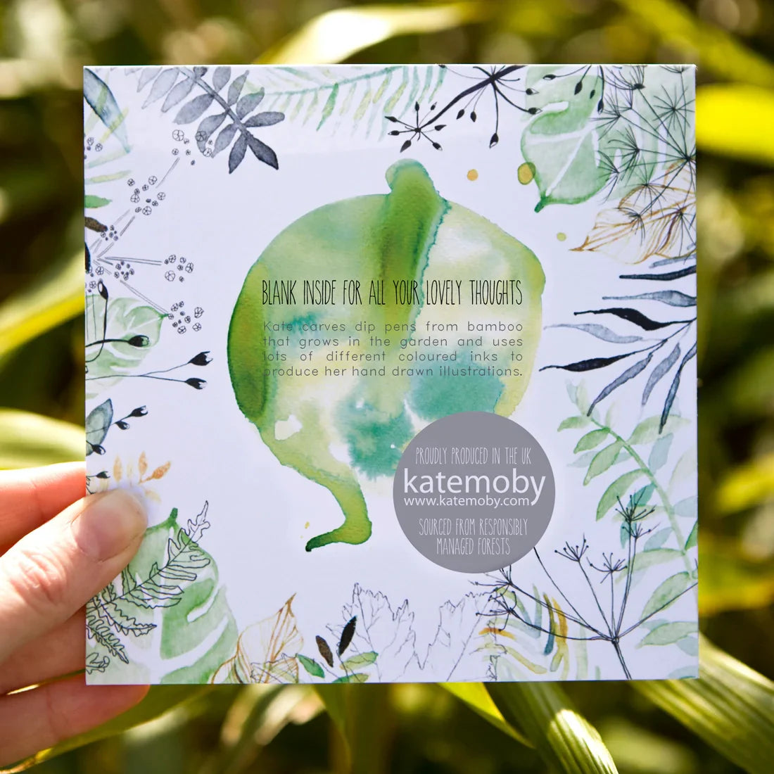 carte de voeux aquarelle mouton kate moby