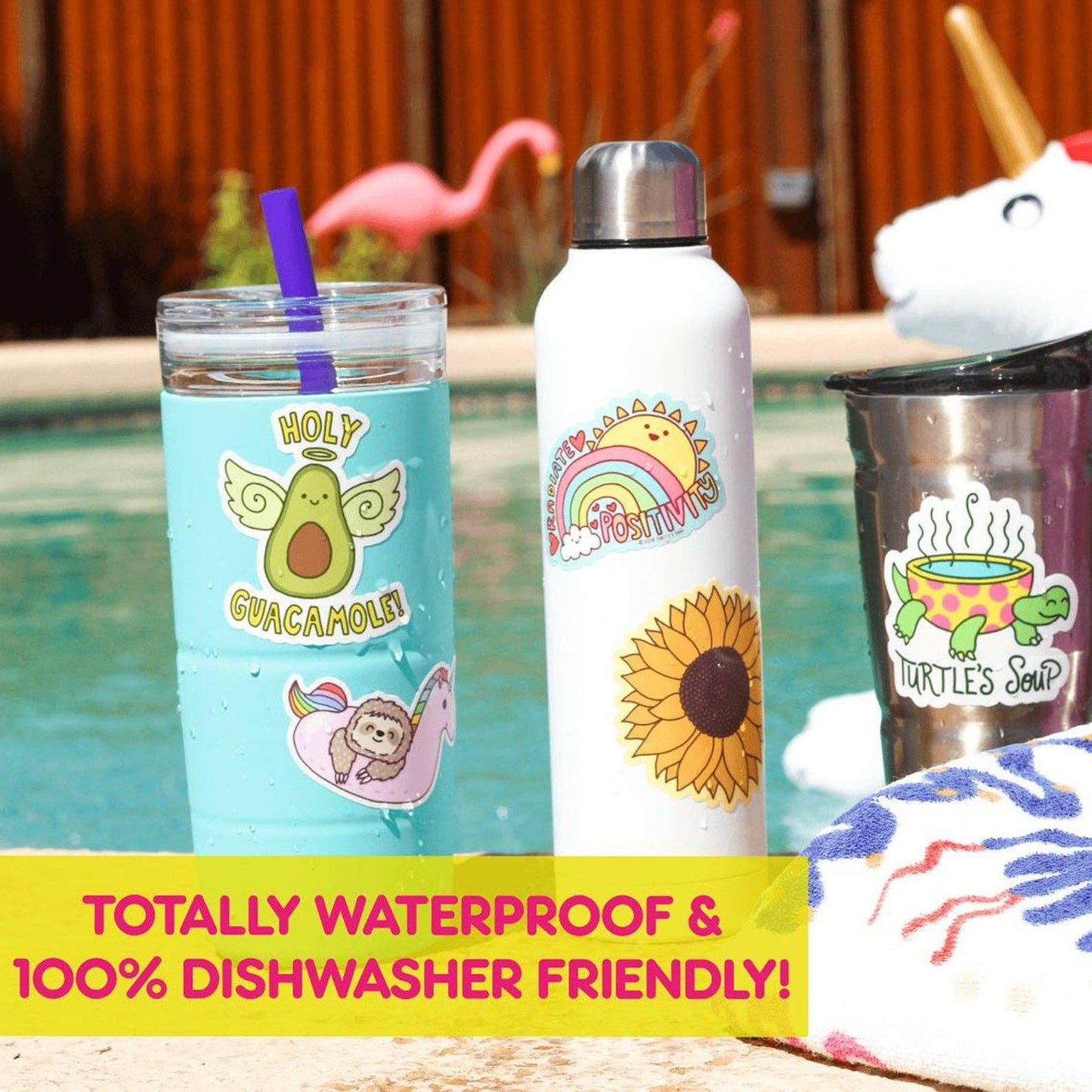 Nálepka Tučňák na pláži