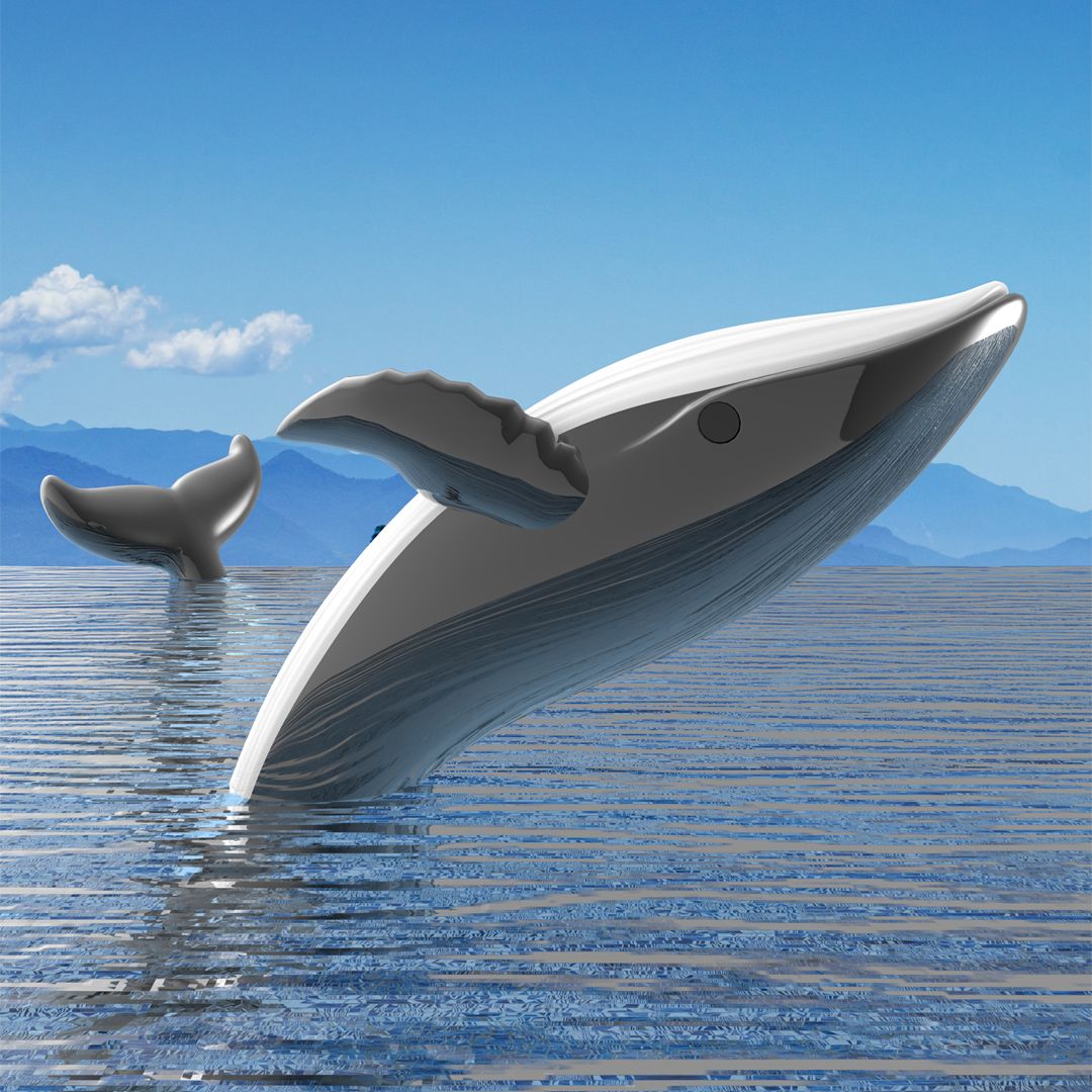 Přívěsek na klíče velryba