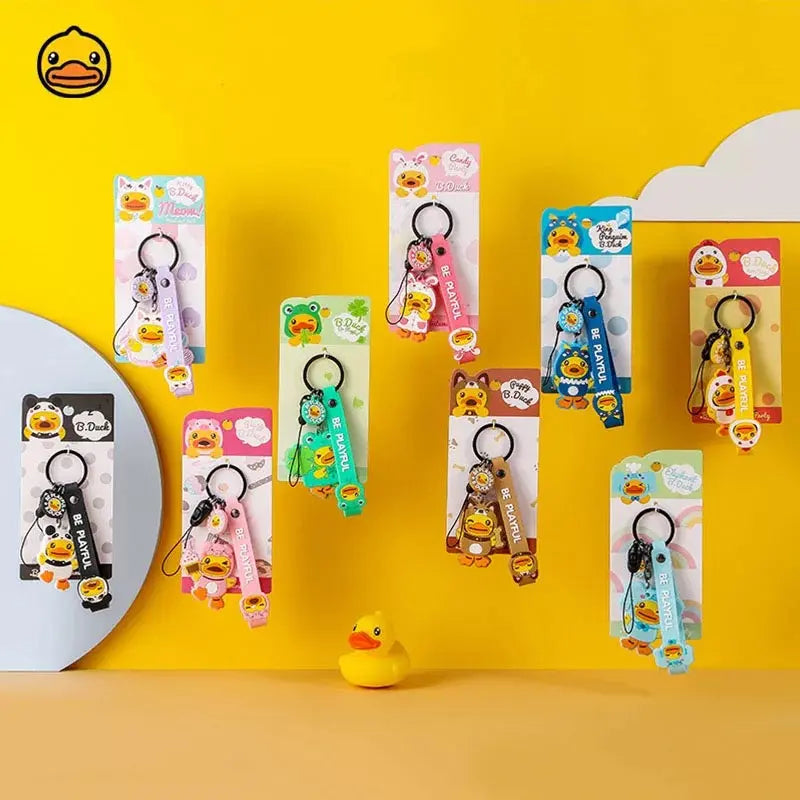 porte clefs canard chat b duck