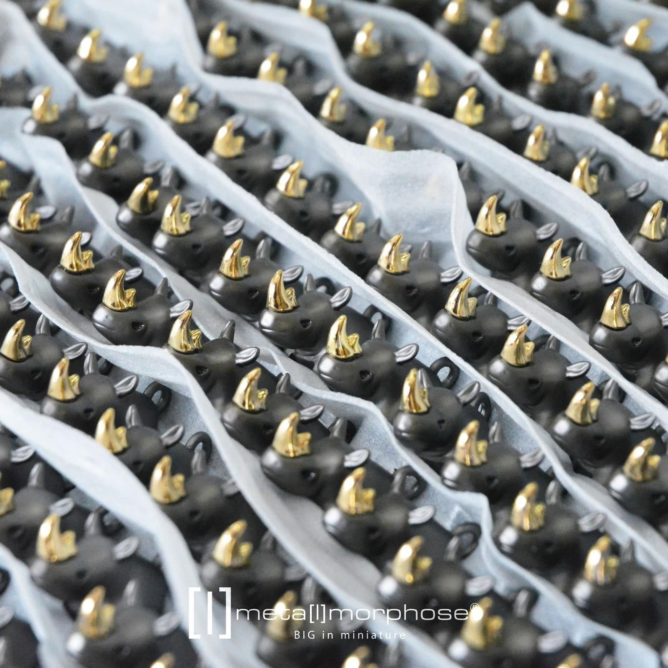 Svart nesehorn nøkkelring