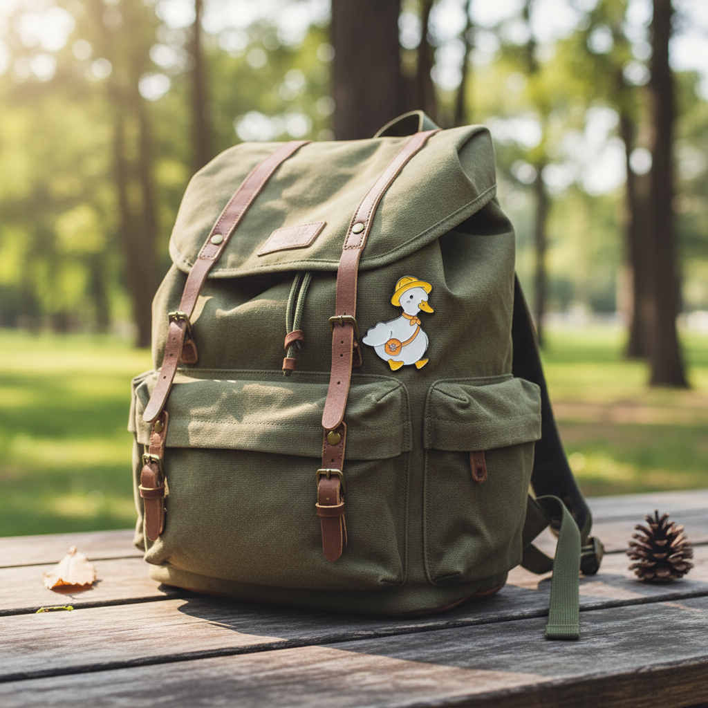 Pin's White Duck Skoledreng