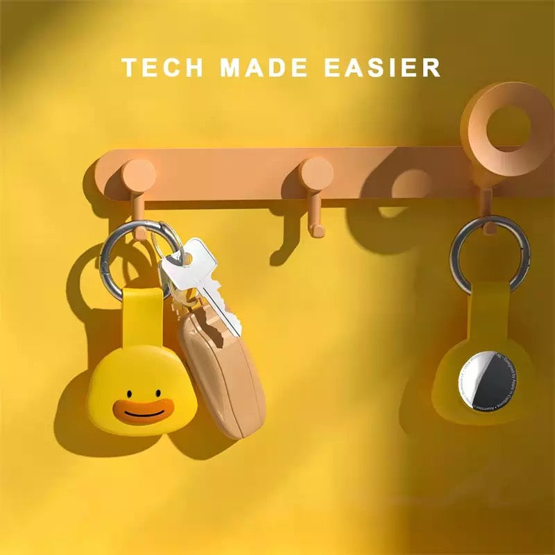 porte cles protection airtag canard icarer family