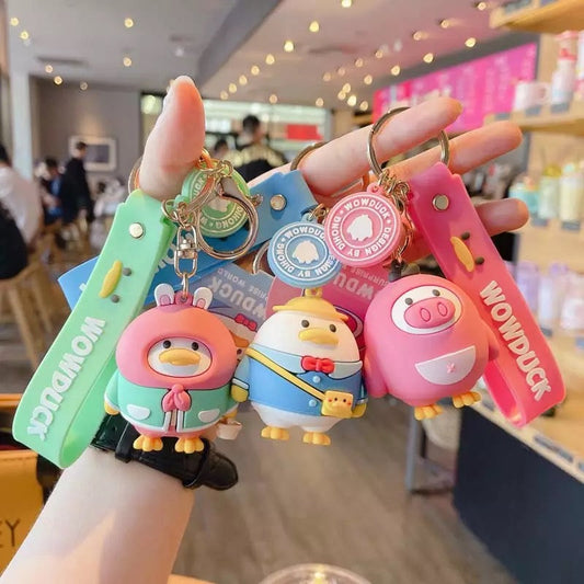 porte cles canard cochon wowduck