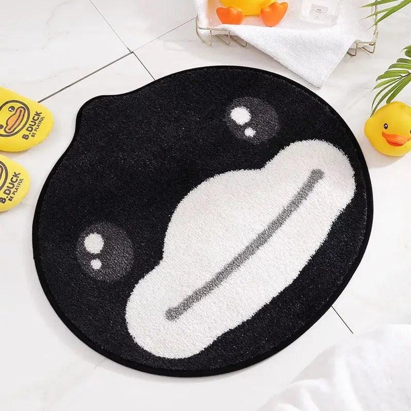 tapis de salle de bain canard noir 6939252981925