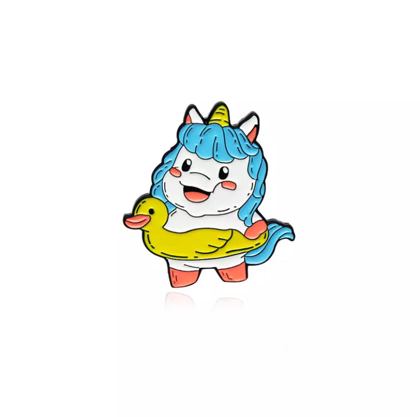 pins licorne avec bouee canard cdb PIN UNI 001 24376908