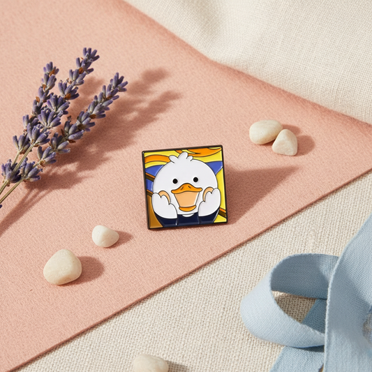 Pin's White Duck The Scream