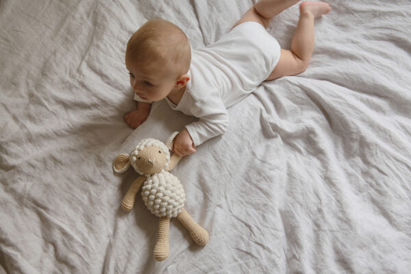 doudou mouton beige