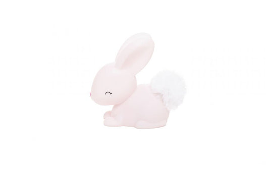 mini veilleuse lapin rose dhink