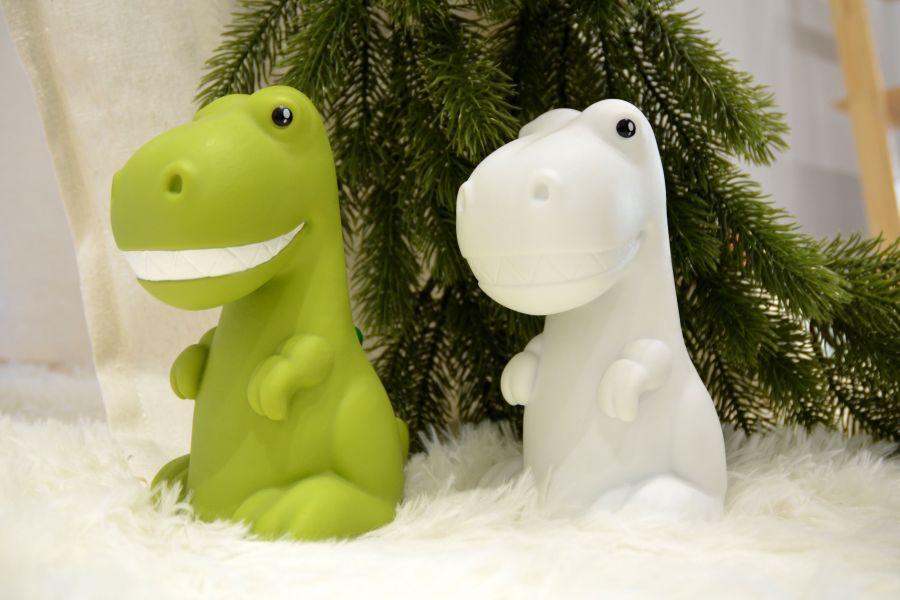 veilleuse dinosaure vert dhink