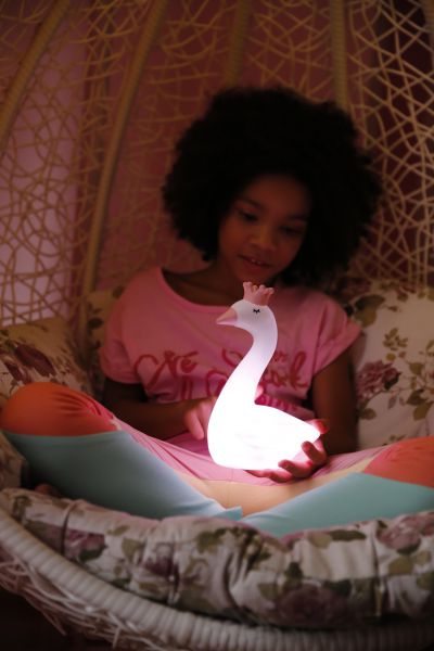 veilleuse cygne couronne dhink