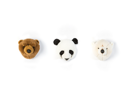 Mini tĂȘtes dĂ©coratives : Coffret Bear - Wild & Soft