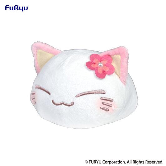 nemuneko cat peluche pink 18 cm