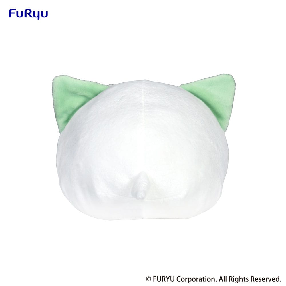 nemuneko cat peluche green 18 cm