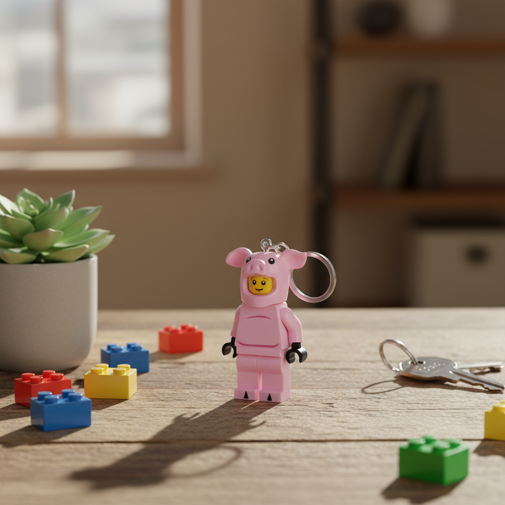 Llavero luminoso LEGO - Hombre Cerdo