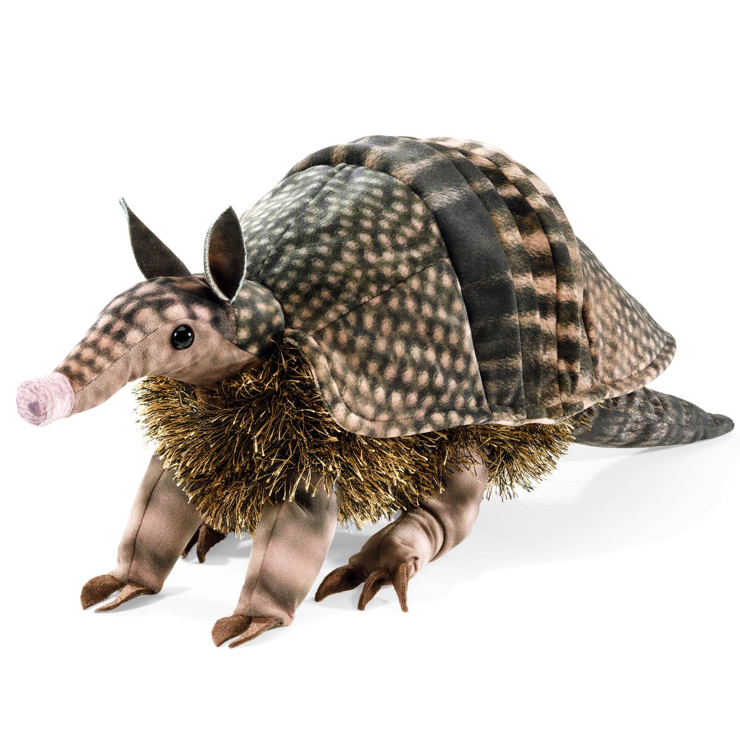 Marionnette à main Armadillo 3207/ Armadillo Folkmanis réaliste
