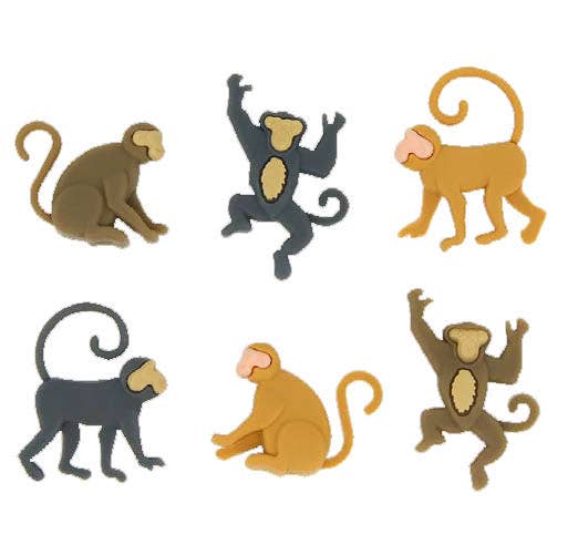 Marqueurs de verre Jungle - Singes