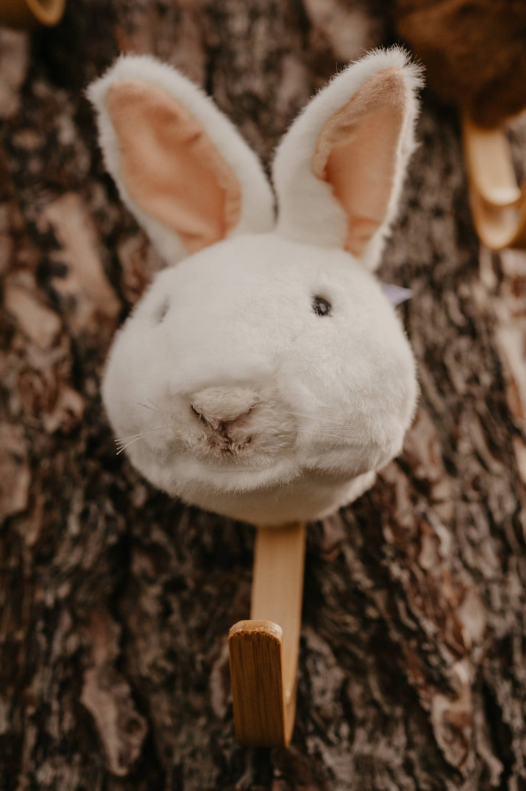 Porte-manteau Peluche Lapin Blanc - Wild & Soft