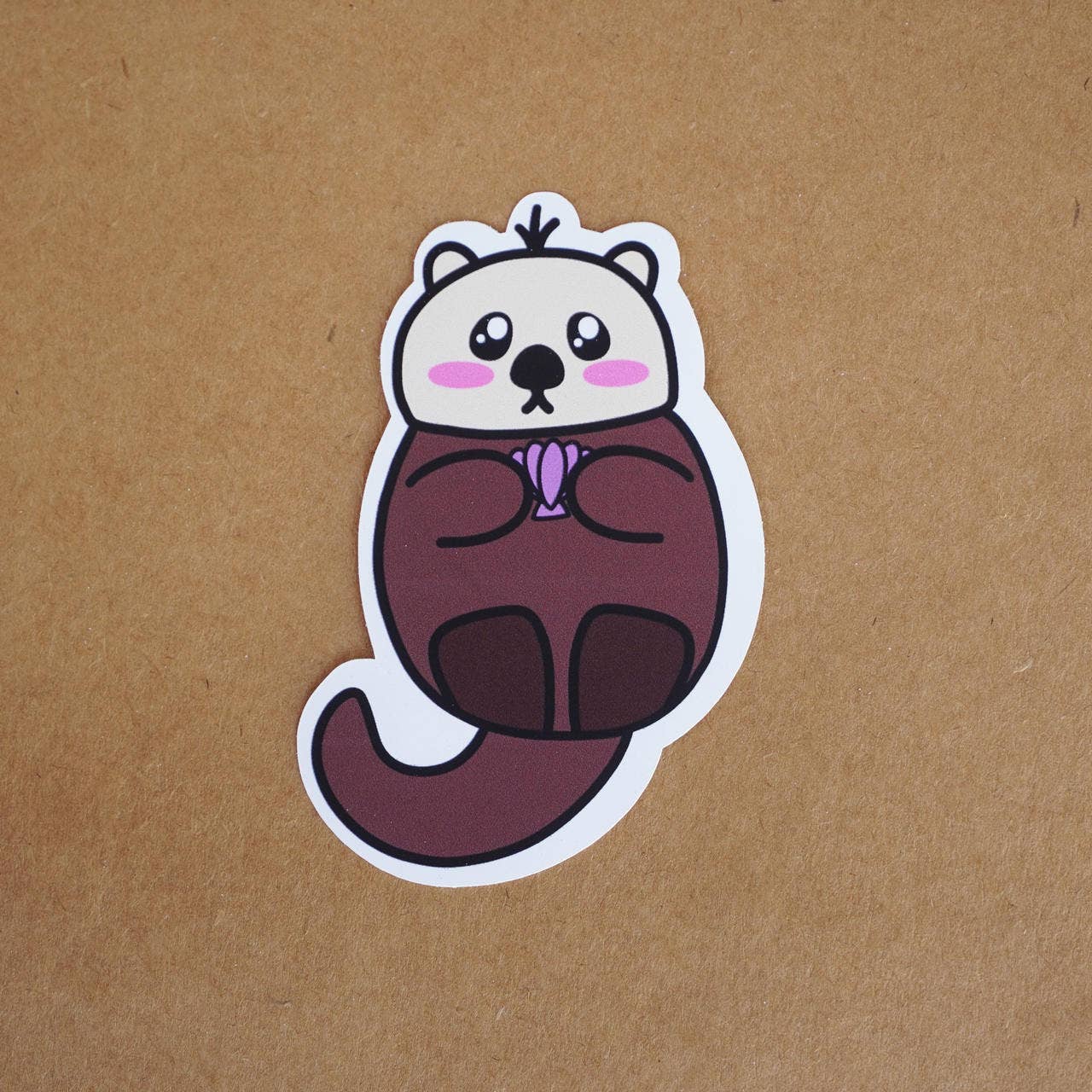 autocollant loutre de mer 
