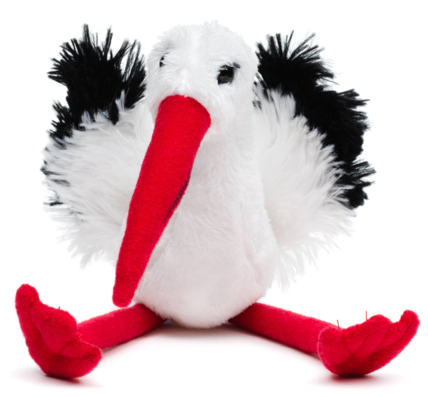 Peluche cigogne - 19 cm (hauteur) Uni Toys