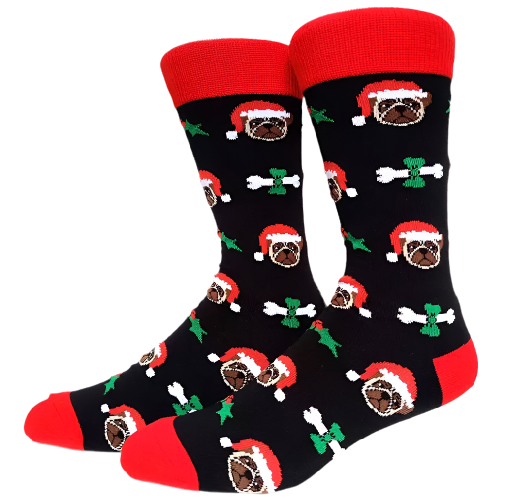 chaussettes carlins de noel mrcol
