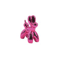 Ornement - Statue de Chien Ballon - Céramique - Rose Métallique - 20x9x19 cm
