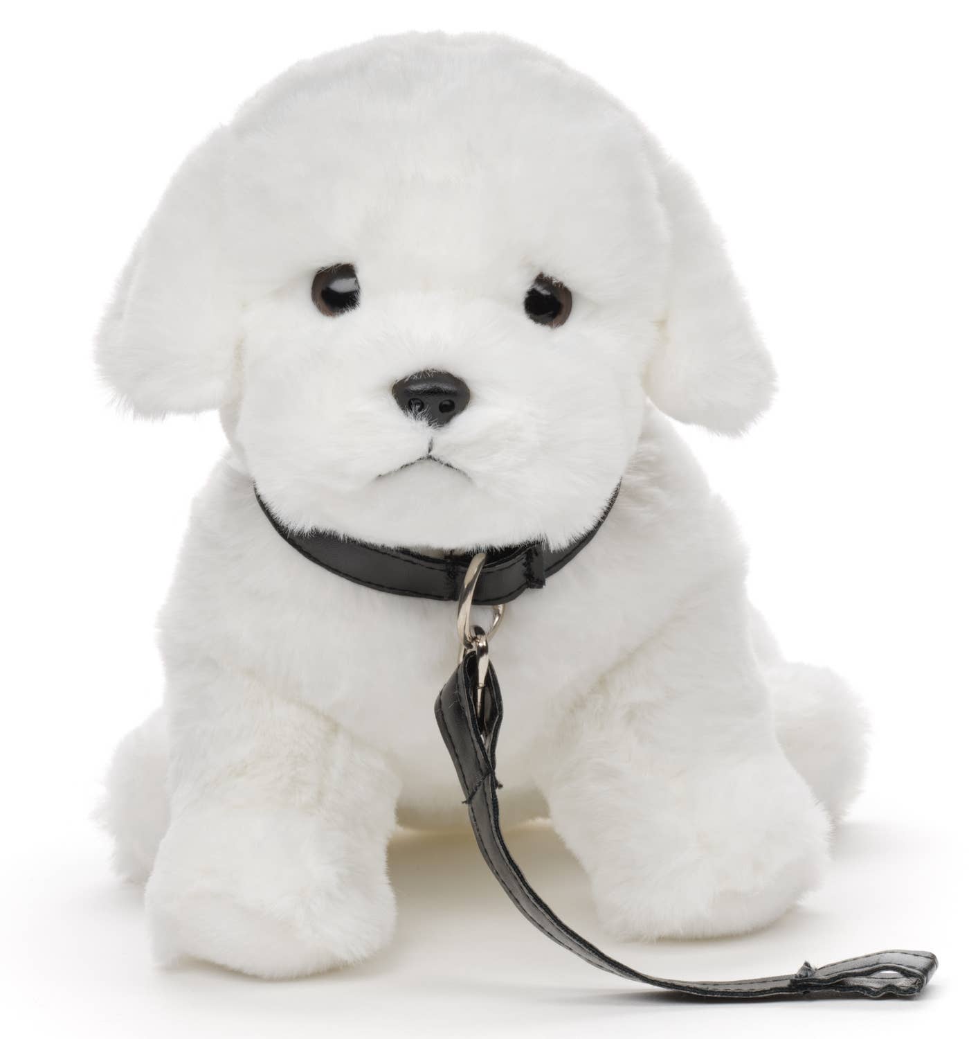 Peluche Chien maltais (avec laisse) Uni Toys