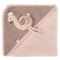 Kapuzenbadetuch Flamingo