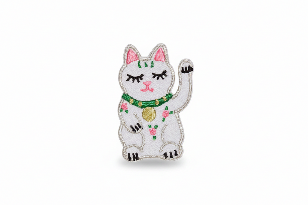 Iron-on Patch - Lucky Cat
