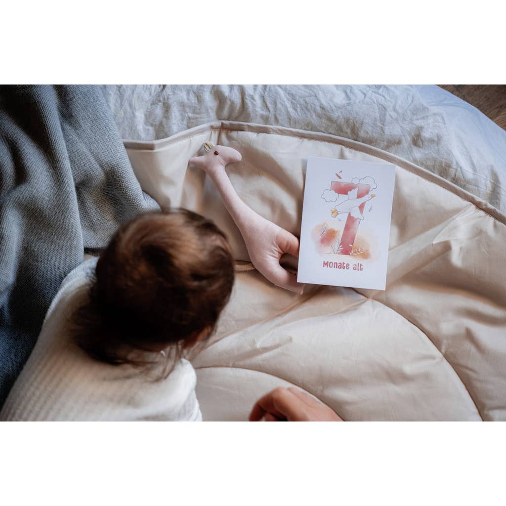 Doudou Girafe Rosé