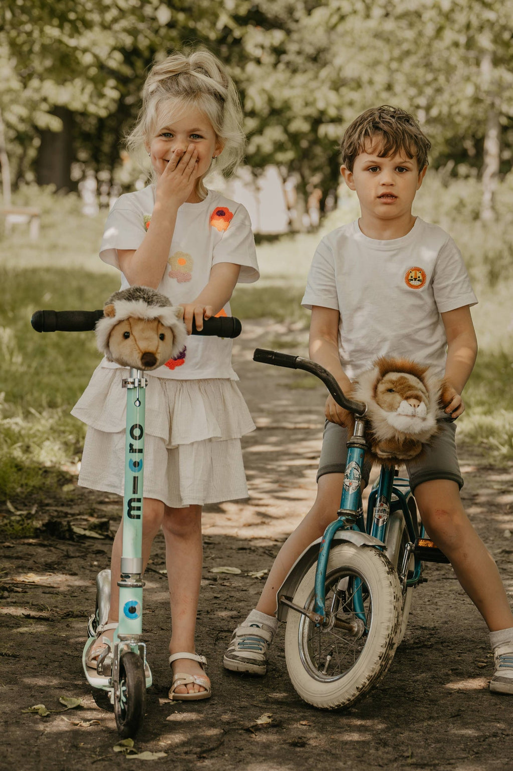 Accessoire Tête d'Hérisson pour Vélo et Trottinette Enfant - Wild & Soft