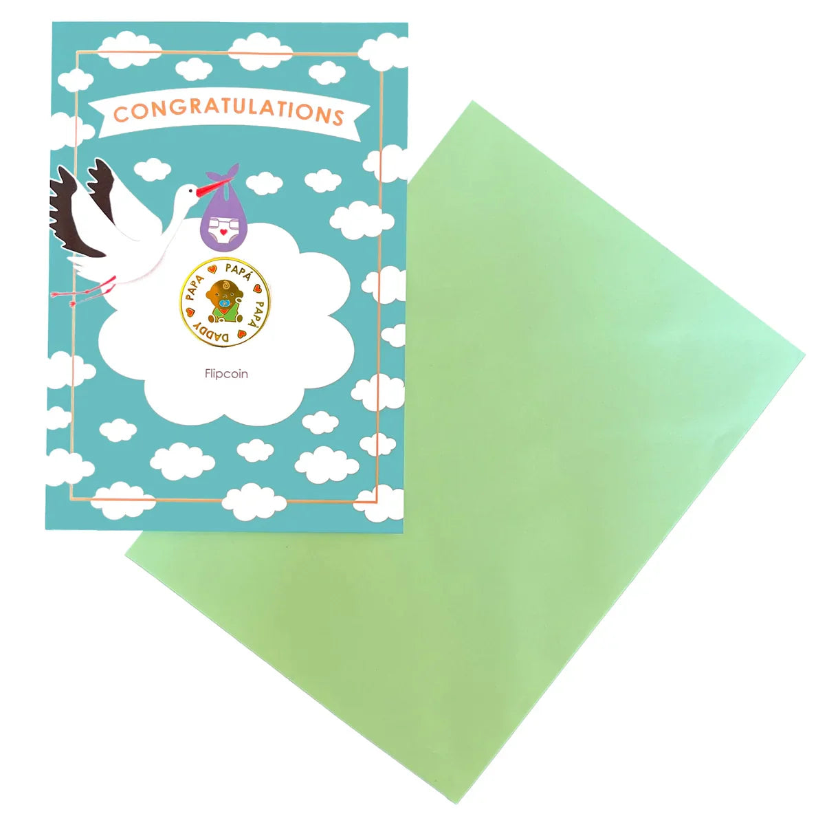 carte felicitations avec jeton papa maman jungle empire 