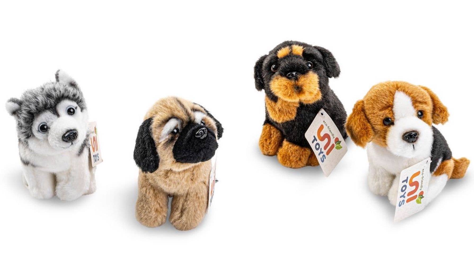 Peluche carlin assis Uni Toys