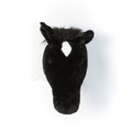 Décoration Murale Peluche Pierre le Cheval Noir - Wild & Soft