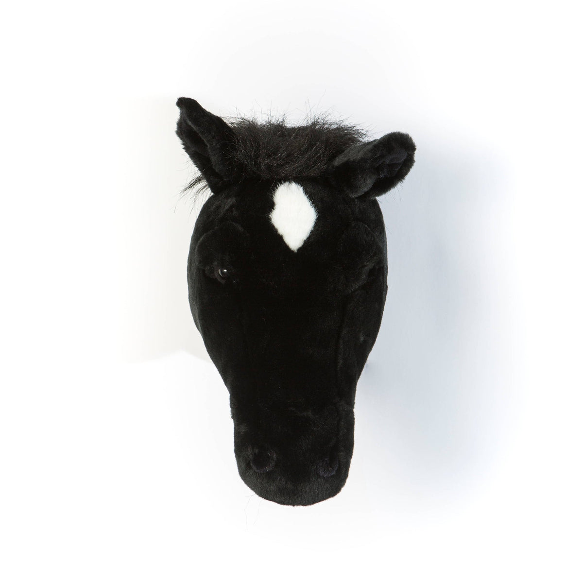 Décoration Murale Peluche Pierre le Cheval Noir - Wild & Soft