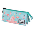 Trousse Triple Oh My Pop! « Ice Flamingo »