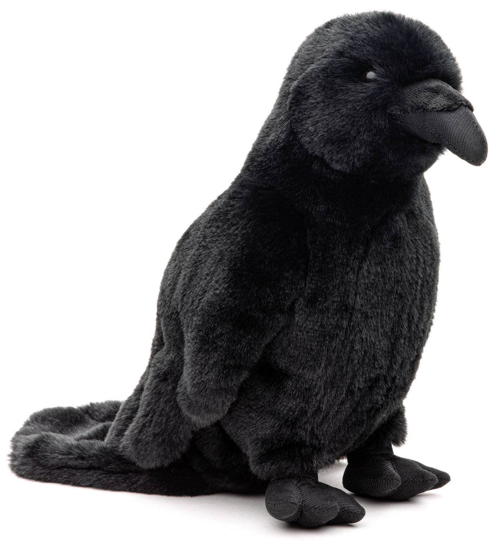 Corbeau noir - Avec voix chantante - 23 cm (hauteur) Uni Toys