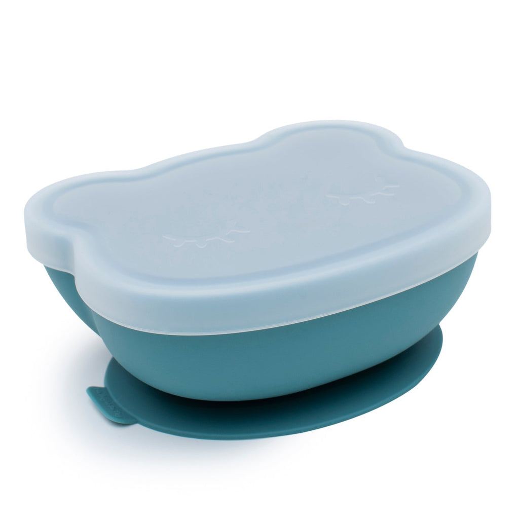 Bol en Silicone Ours Bleu Canard We Might Be Tiny 