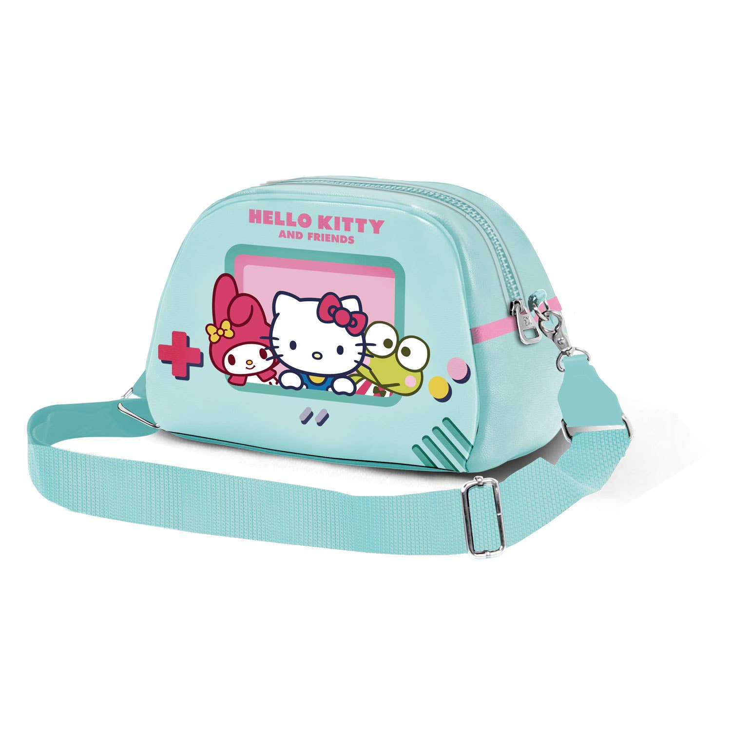 Sac à Bandoulière Bowling Lite Hello Kitty « Videogame » – Turquoise
