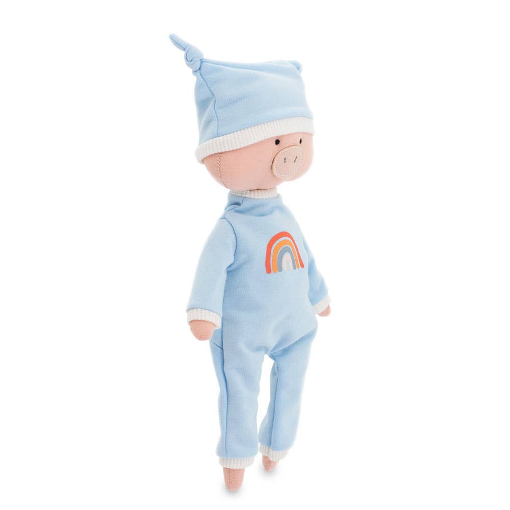 Peluche en coton, Cotti Motti, Nicky le petit cochon-29cm-0+