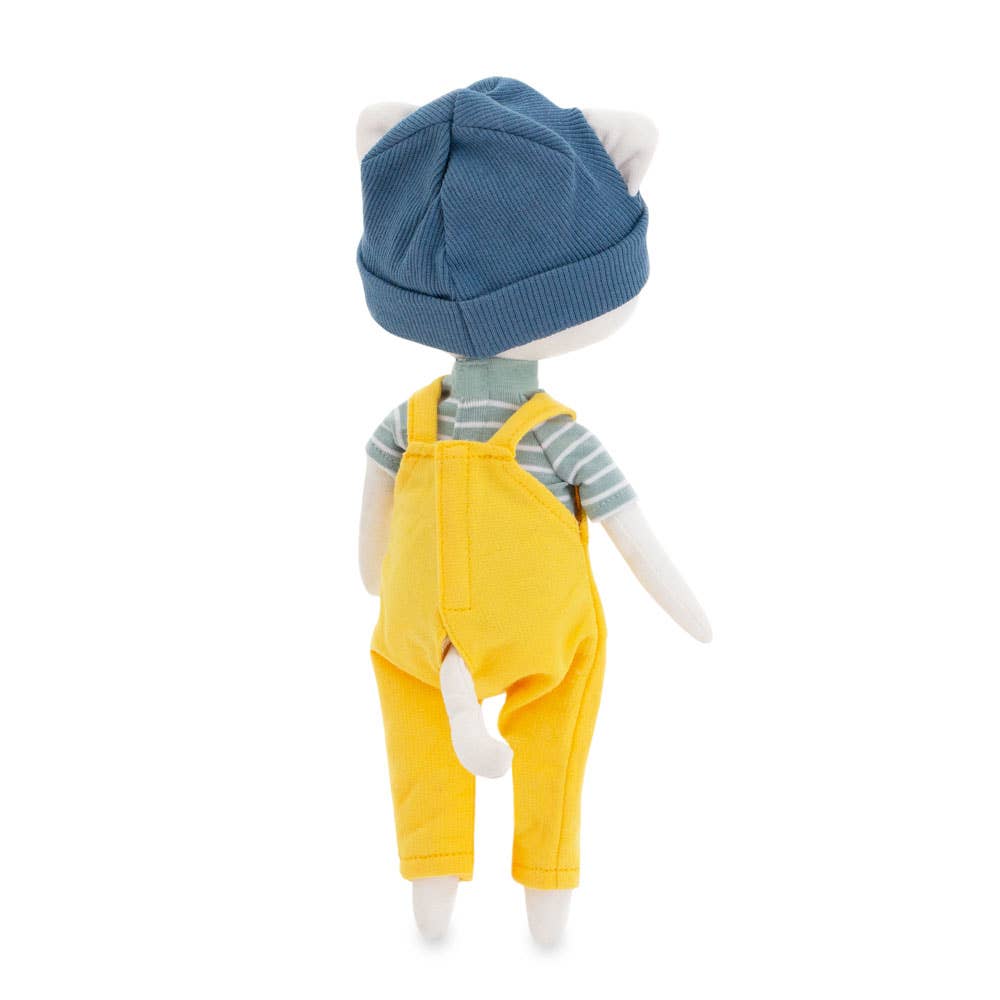 Peluche coton Cotti Motti Nicky le Chat - 29 cm - dès la naissance