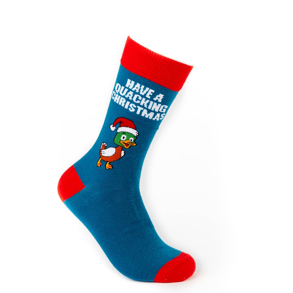 chaussettes canard have a quacking christmas urban eccentric 