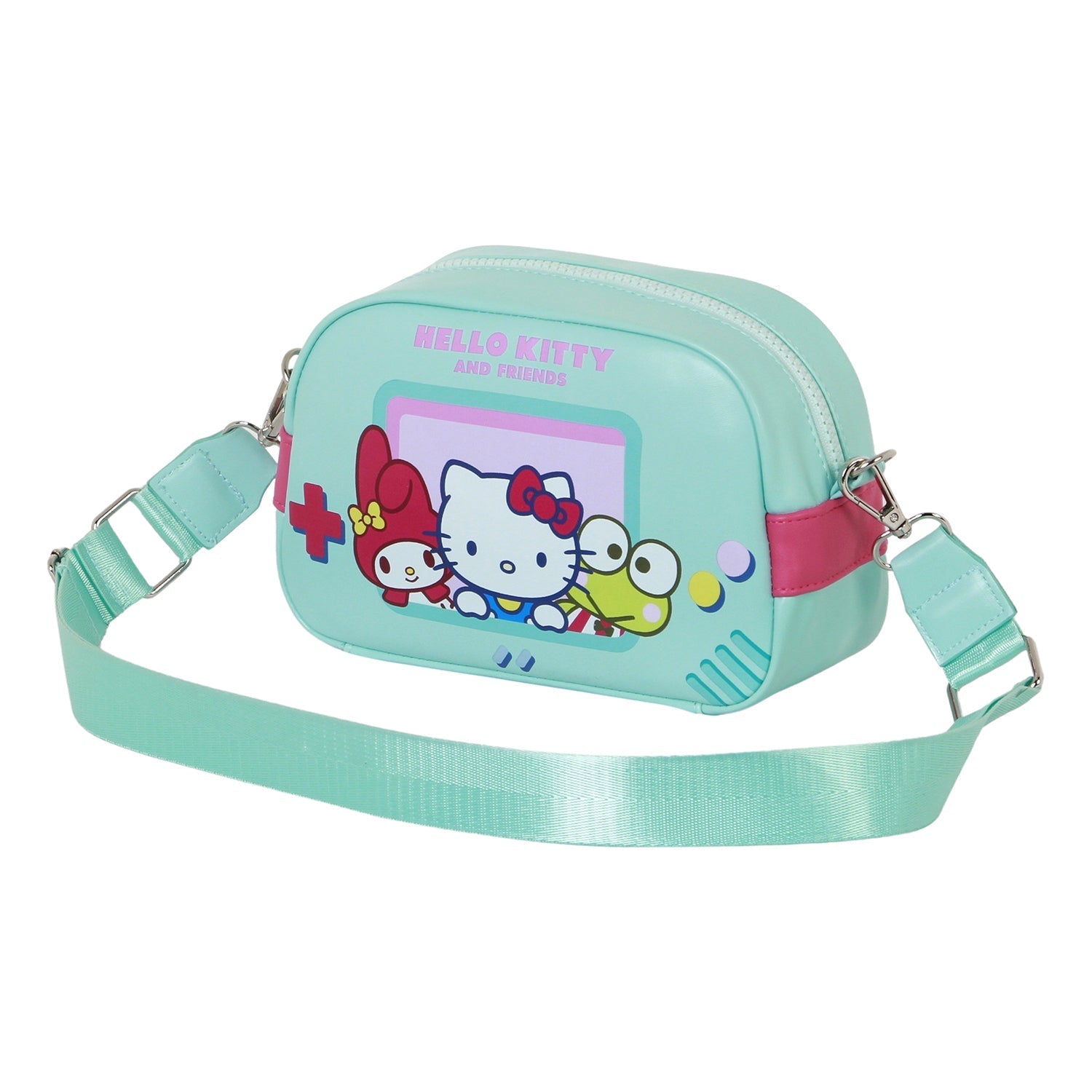 Sac à Bandoulière Bowling Lite Hello Kitty « Videogame » – Turquoise