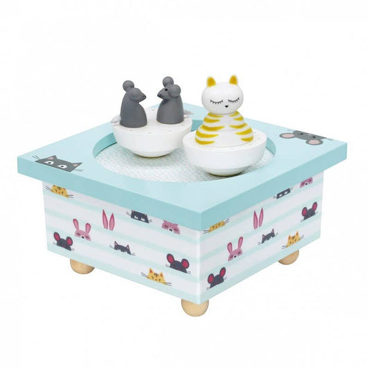 Boite À Musique Dancing Chat & Souris