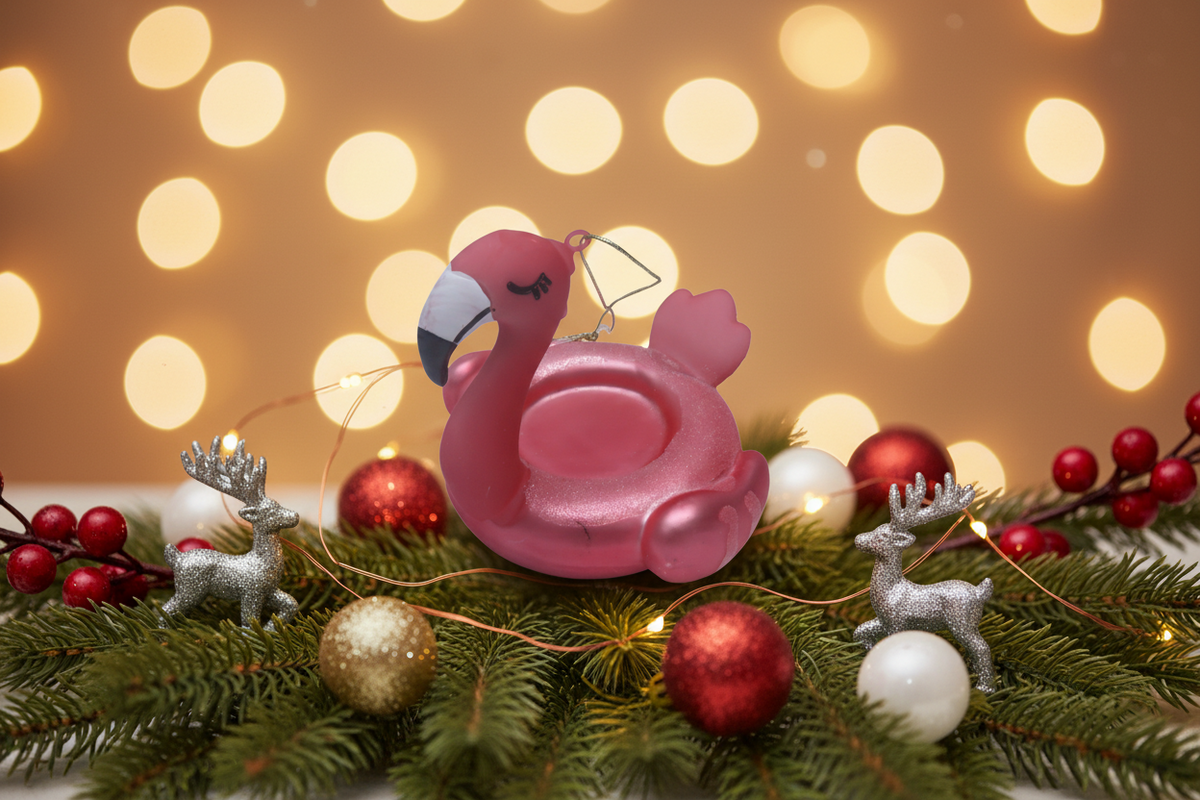 Juleball Flamingobøye