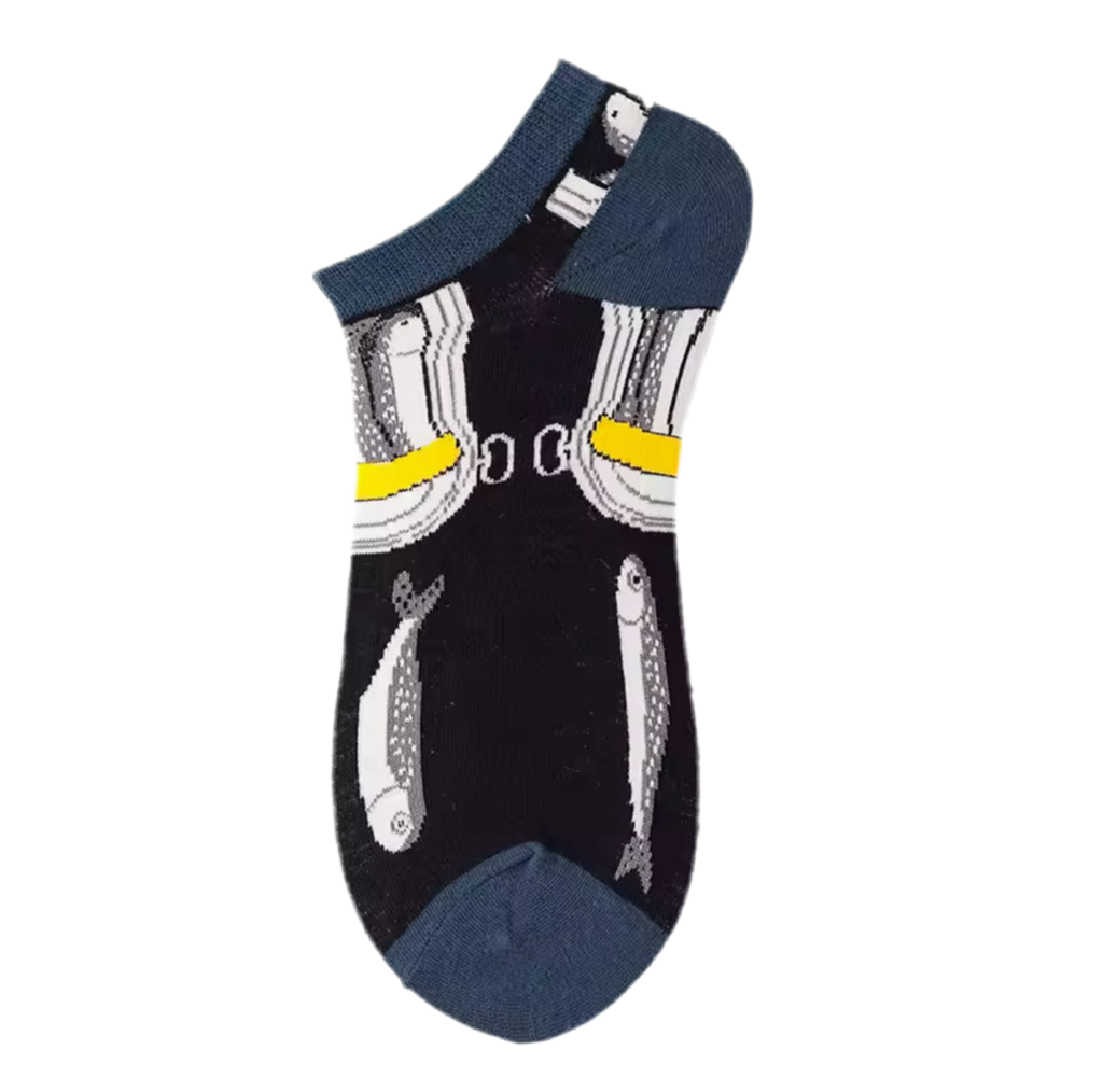 chaussettes courtes sardines