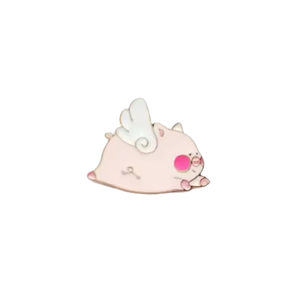 pins cochon ange