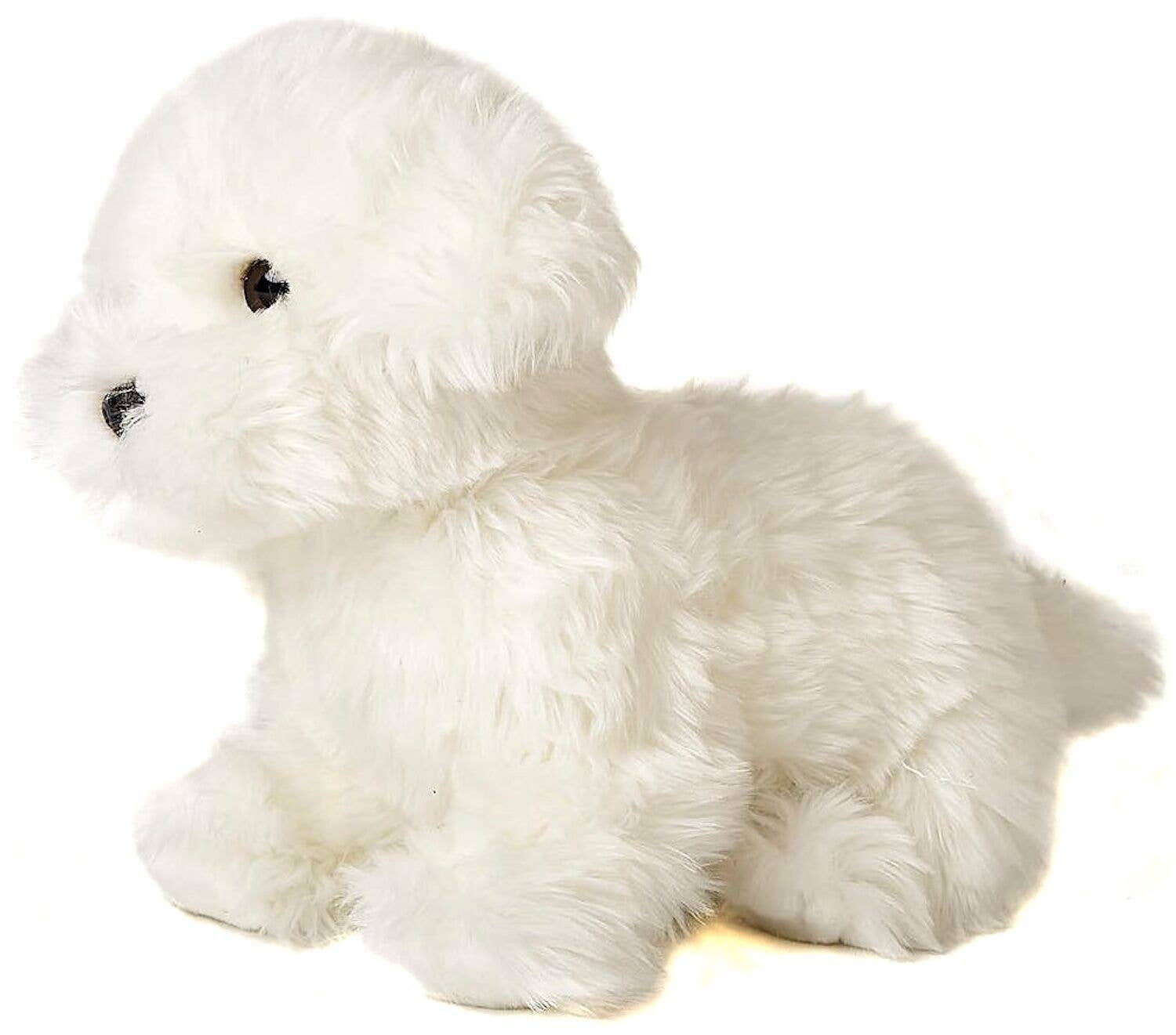 Peluche chien maltais sans laisse Uni Toys