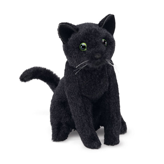 Marionnette à mano Mini Gato Negro 8004/ Mini Gato Negro VE3 Folkmanis realista